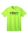 EDM Heart Adult T-Shirt-Mens T-Shirt-TooLoud-Neon-Green-Small-Davson Sales