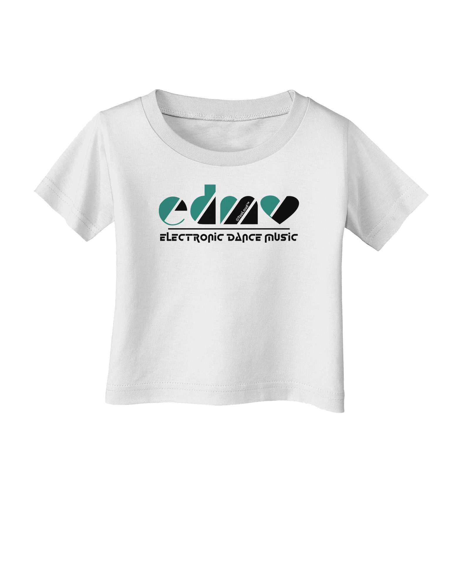EDM Heart Black Infant T-Shirt-Infant T-Shirt-TooLoud-White-06-Months-Davson Sales