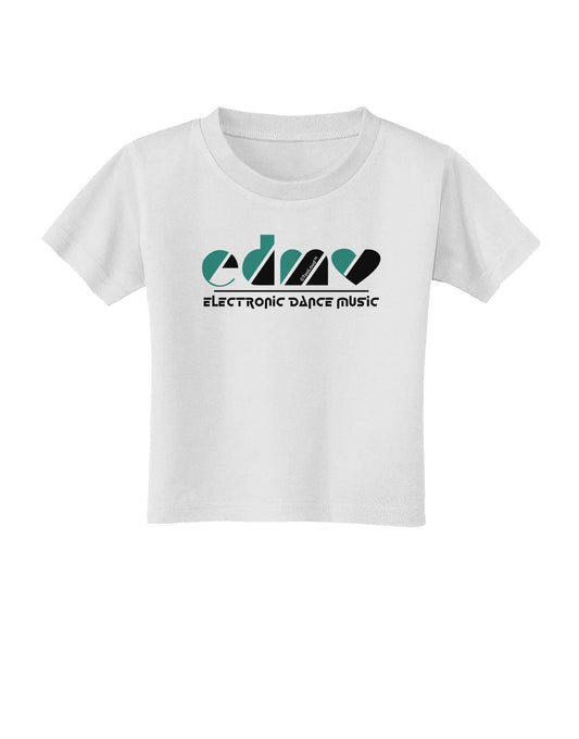 EDM Heart Black Toddler T-Shirt-Toddler T-Shirt-TooLoud-White-2T-Davson Sales