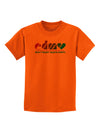 EDM Heart Childrens T-Shirt-Childrens T-Shirt-TooLoud-Orange-X-Small-Davson Sales