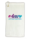 EDM Heart Micro Terry Gromet Golf Towel 16 x 25 inch-Golf Towel-TooLoud-White-Davson Sales