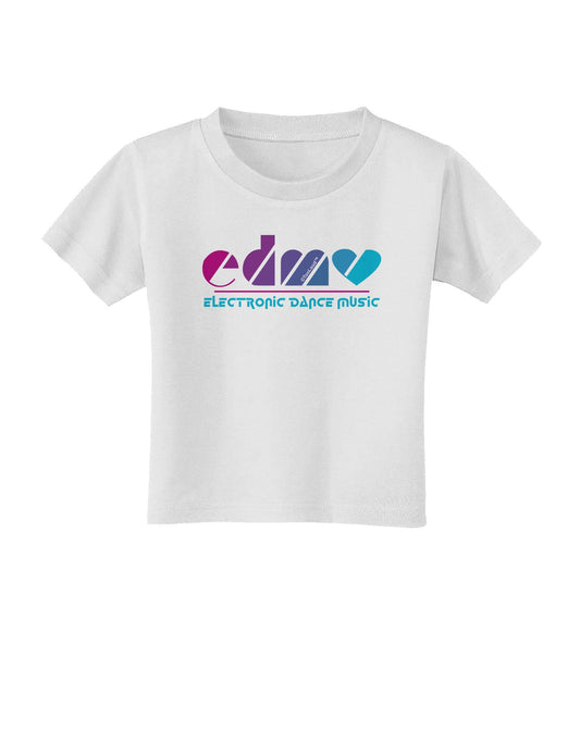 EDM Heart Toddler T-Shirt-Toddler T-Shirt-TooLoud-White-2T-Davson Sales