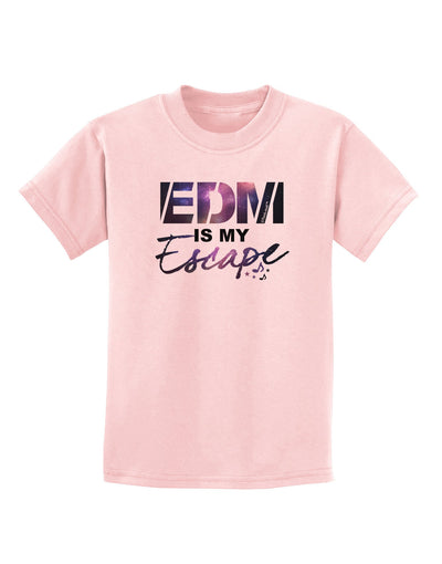 EDM Is My Escape Childrens T-Shirt-Childrens T-Shirt-TooLoud-PalePink-X-Small-Davson Sales