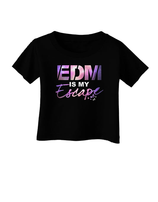 EDM Is My Escape Infant T-Shirt Dark-Infant T-Shirt-TooLoud-Black-06-Months-Davson Sales
