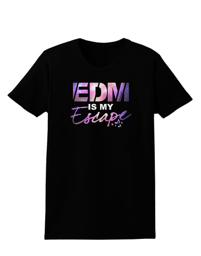 EDM Is My Escape Womens Dark T-Shirt-TooLoud-Black-X-Small-Davson Sales