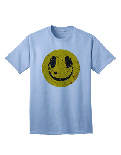 EDM Smiley Face Adult T-Shirt - A Vibrant Addition to Your Wardrobe by TooLoud-Mens T-shirts-TooLoud-Light-Blue-Small-Davson Sales