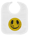 EDM Smiley Face Baby Bib by TooLoud
