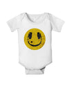 EDM Smiley Face Baby Romper Bodysuit by TooLoud-TooLoud-White-06-Months-Davson Sales