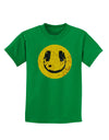 EDM Smiley Face Childrens Dark T-Shirt by TooLoud-Childrens T-Shirt-TooLoud-Kelly-Green-X-Small-Davson Sales