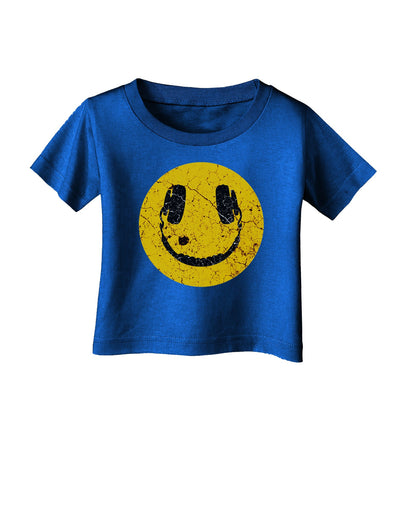 EDM Smiley Face Infant T-Shirt Dark by TooLoud-TooLoud-Royal-Blue-06-Months-Davson Sales