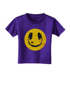 EDM Smiley Face Toddler T-Shirt Dark by TooLoud-Toddler T-Shirt-TooLoud-Purple-2T-Davson Sales