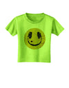 EDM Smiley Face Toddler T-Shirt by TooLoud-Toddler T-Shirt-TooLoud-Lime-Green-2T-Davson Sales