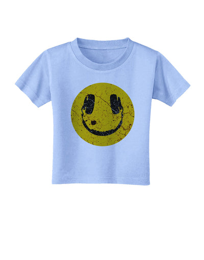 EDM Smiley Face Toddler T-Shirt by TooLoud-Toddler T-Shirt-TooLoud-Aquatic-Blue-2T-Davson Sales