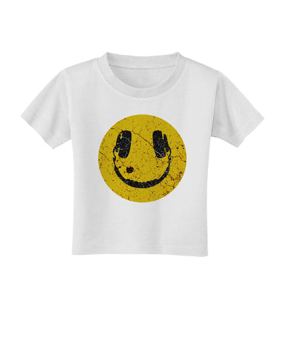 EDM Smiley Face Toddler T-Shirt by TooLoud-Toddler T-Shirt-TooLoud-White-2T-Davson Sales