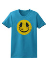 EDM Smiley Face Womens Dark T-Shirt by TooLoud-TooLoud-Turquoise-X-Small-Davson Sales