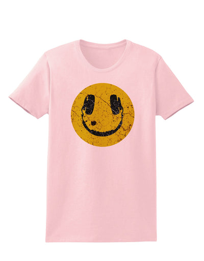 EDM Smiley Face Womens T-Shirt by TooLoud-TooLoud-PalePink-X-Small-Davson Sales