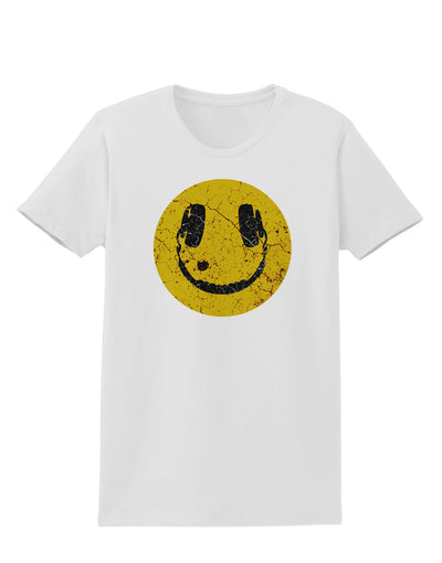 EDM Smiley Face Womens T-Shirt by TooLoud-TooLoud-White-X-Small-Davson Sales