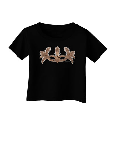 Earth Masquerade Mask Infant T-Shirt Dark by TooLoud-Infant T-Shirt-TooLoud-Black-06-Months-Davson Sales