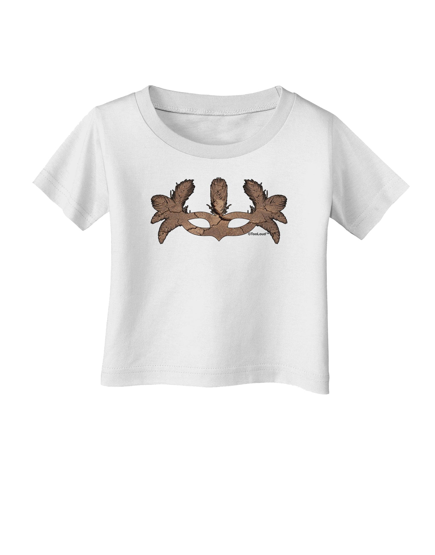 Earth Masquerade Mask Infant T-Shirt by TooLoud-Infant T-Shirt-TooLoud-White-06-Months-Davson Sales