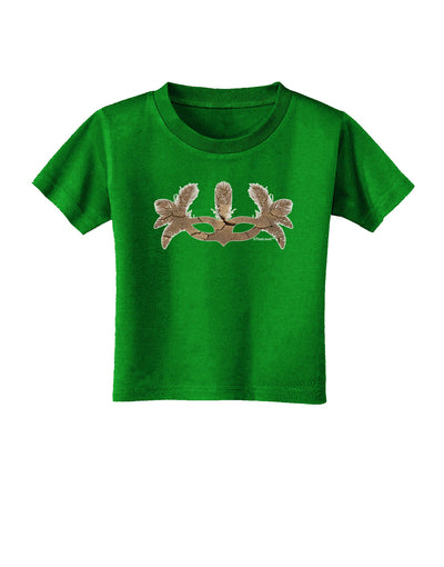 Earth Masquerade Mask Toddler T-Shirt Dark by TooLoud-Toddler T-Shirt-TooLoud-Clover-Green-2T-Davson Sales