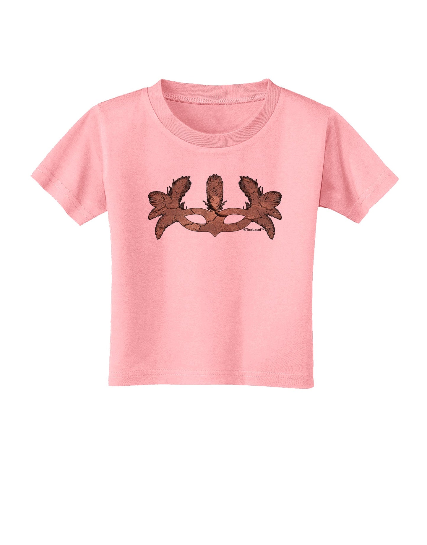 Earth Masquerade Mask Toddler T-Shirt by TooLoud-Toddler T-Shirt-TooLoud-Candy-Pink-2T-Davson Sales