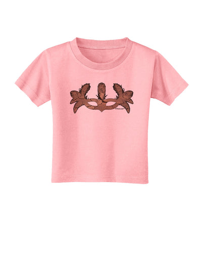 Earth Masquerade Mask Toddler T-Shirt by TooLoud-Toddler T-Shirt-TooLoud-Candy-Pink-2T-Davson Sales