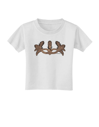 Earth Masquerade Mask Toddler T-Shirt by TooLoud-Toddler T-Shirt-TooLoud-White-2T-Davson Sales