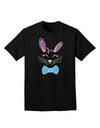 Easter Bunny Face Adult T-Shirt - A Joyful Addition to Your Holiday Wardrobe-Mens T-shirts-TooLoud-Black-Small-Davson Sales