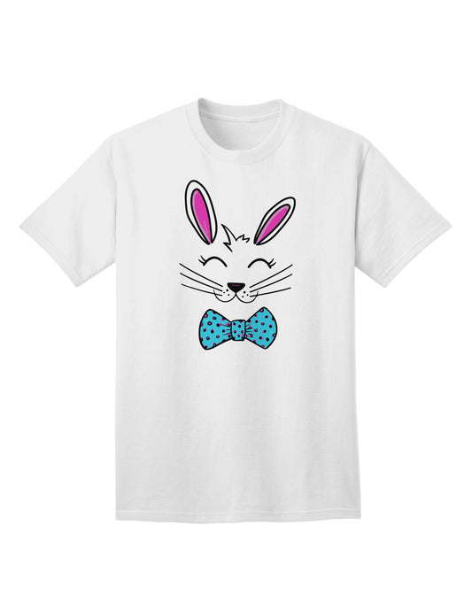 Easter Bunny Face Adult T-Shirt - A Joyful Addition to Your Holiday Wardrobe-Mens T-shirts-TooLoud-White-Small-Davson Sales