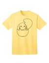 Easter Bunny Hatching Adult T-Shirt - A Delightfully Charming Addition to Your Wardrobe by TooLoud-Mens T-shirts-TooLoud-Yellow-Small-Davson Sales