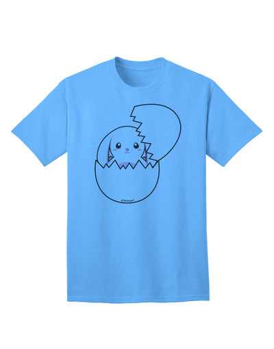 Easter Bunny Hatching Adult T-Shirt - A Delightfully Charming Addition to Your Wardrobe by TooLoud-Mens T-shirts-TooLoud-Aquatic-Blue-Small-Davson Sales
