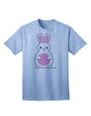 Easter Bunny Pink Adult T-Shirt: A Delightfully Charming Addition to Your Wardrobe by TooLoud-Mens T-shirts-TooLoud-Light-Blue-Small-Davson Sales