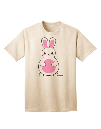 Easter Bunny Pink Adult T-Shirt: A Delightfully Charming Addition to Your Wardrobe by TooLoud-Mens T-shirts-TooLoud-Natural-Small-Davson Sales