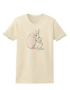 Easter Bunny and Egg Design Womens T-Shirt by TooLoud-Womens T-Shirt-TooLoud-Natural-X-Small-Davson Sales