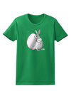 Easter Bunny and Egg Metallic - Silver Womens T-Shirt by TooLoud-Womens T-Shirt-TooLoud-Kelly-Green-X-Small-Davson Sales