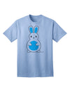 Easter Bunny-themed Adult T-Shirt in Blue by TooLoud-Mens T-shirts-TooLoud-Light-Blue-Small-Davson Sales