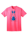 Easter Bunny-themed Adult T-Shirt in Blue by TooLoud-Mens T-shirts-TooLoud-Neon-Pink-Small-Davson Sales