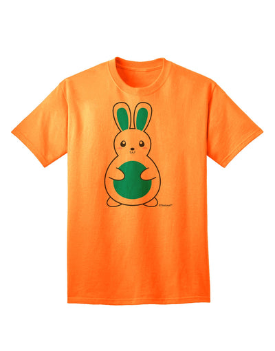 Easter Bunny-themed Adult T-Shirt in Blue by TooLoud-Mens T-shirts-TooLoud-Neon-Orange-Small-Davson Sales