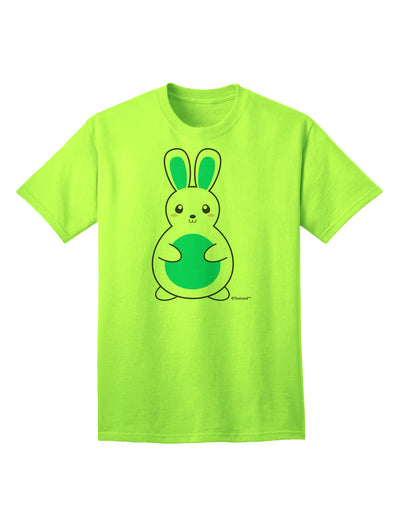 Easter Bunny-themed Adult T-Shirt in Blue by TooLoud-Mens T-shirts-TooLoud-Neon-Green-Small-Davson Sales