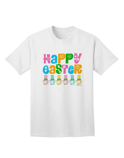 Easter Celebration: Exquisite Tulips Adult T-Shirt by TooLoud-Mens T-shirts-TooLoud-White-Small-Davson Sales