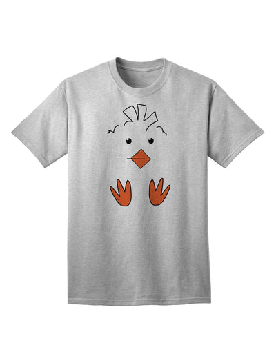 Easter Chick Face Adult T-Shirt - A Delightfully Charming Addition to Your Wardrobe-Mens T-shirts-TooLoud-AshGray-Small-Davson Sales