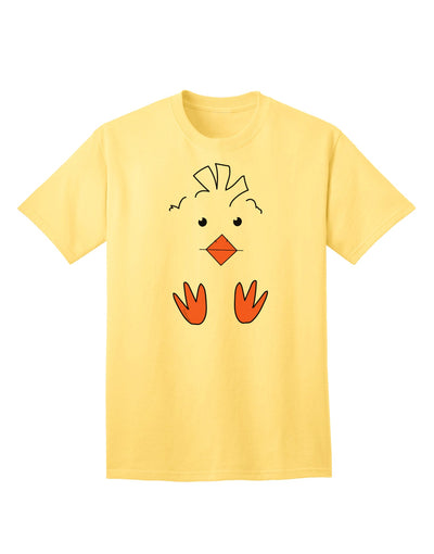 Easter Chick Face Adult T-Shirt - A Delightfully Charming Addition to Your Wardrobe-Mens T-shirts-TooLoud-Yellow-Small-Davson Sales
