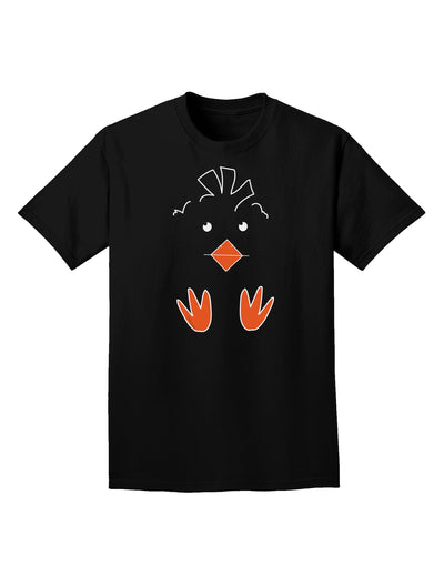Easter Chick Face Adult T-Shirt - A Delightfully Charming Addition to Your Wardrobe-Mens T-shirts-TooLoud-Black-Small-Davson Sales