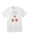Easter Chick Face Adult T-Shirt - A Delightfully Charming Addition to Your Wardrobe-Mens T-shirts-TooLoud-White-Small-Davson Sales