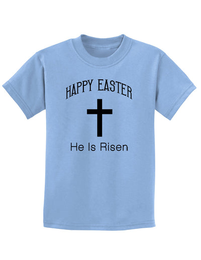 Easter Childrens T-Shirt - Many Fun Designs to Choose From!-Childrens T-Shirt-TooLoud-Happy-Easter-He-Is-Risen Light-Blue-X-Small-Davson Sales