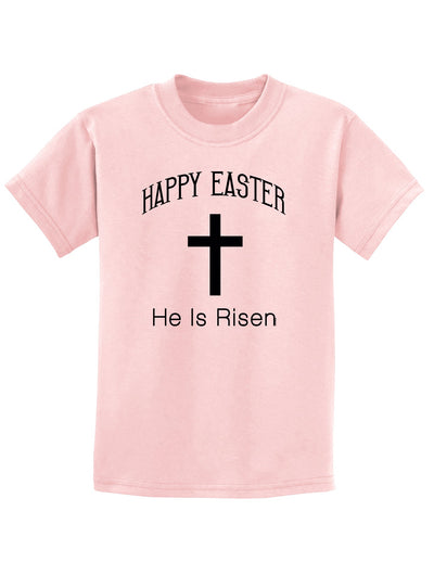 Easter Childrens T-Shirt - Many Fun Designs to Choose From!-Childrens T-Shirt-TooLoud-Happy-Easter-He-Is-Risen Pale-Pink-X-Small-Davson Sales