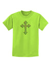 Easter Color Cross Childrens T-Shirt-Childrens T-Shirt-TooLoud-Lime-Green-X-Small-Davson Sales
