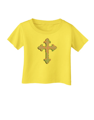 Easter Color Cross Infant T-Shirt-Infant T-Shirt-TooLoud-Yellow-06-Months-Davson Sales