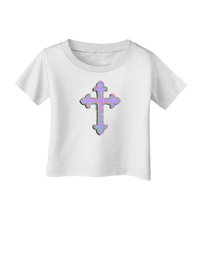 Easter Color Cross Infant T-Shirt-Infant T-Shirt-TooLoud-White-06-Months-Davson Sales