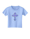 Easter Color Cross Toddler T-Shirt-Toddler T-Shirt-TooLoud-Aquatic-Blue-2T-Davson Sales
